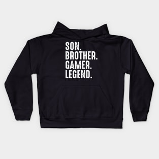 Gift For Gaming Teenage Boys & Kids Gamer Brother at christmas Kids Hoodie